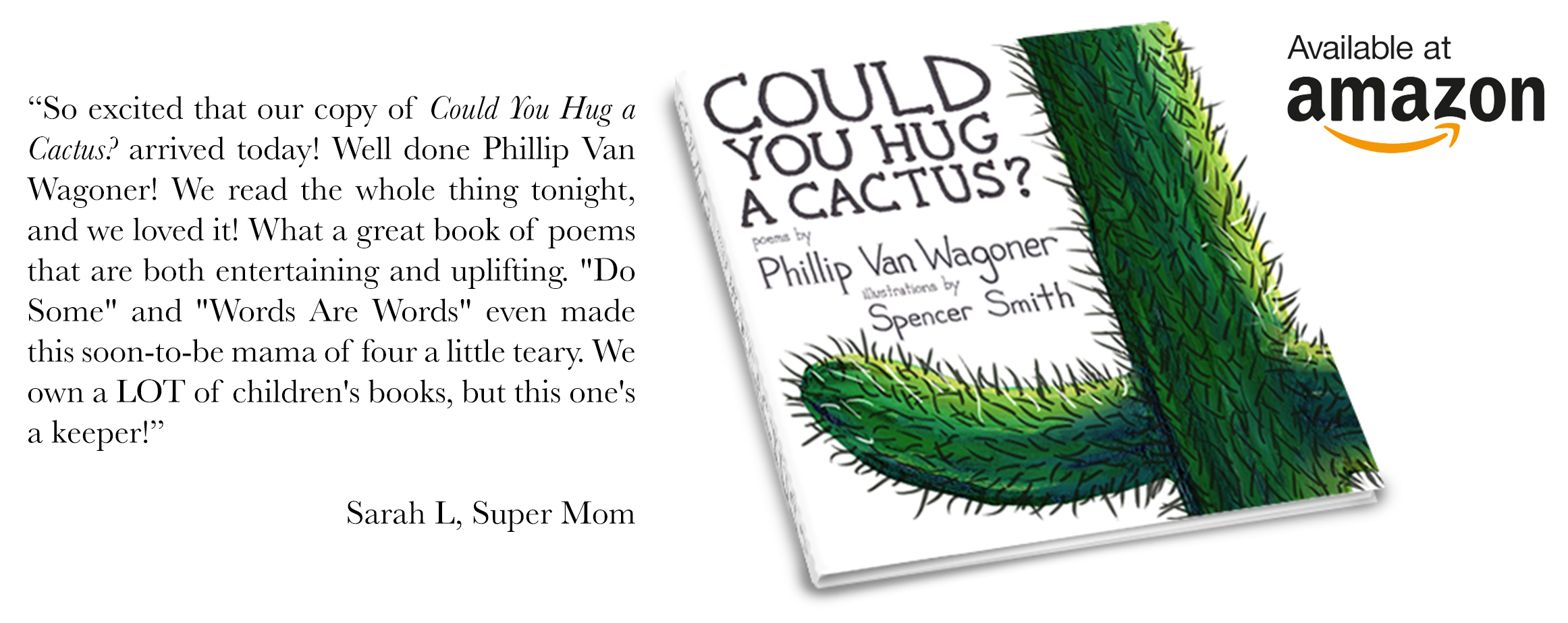 Could You Hug A Cactus - available on Amazon!